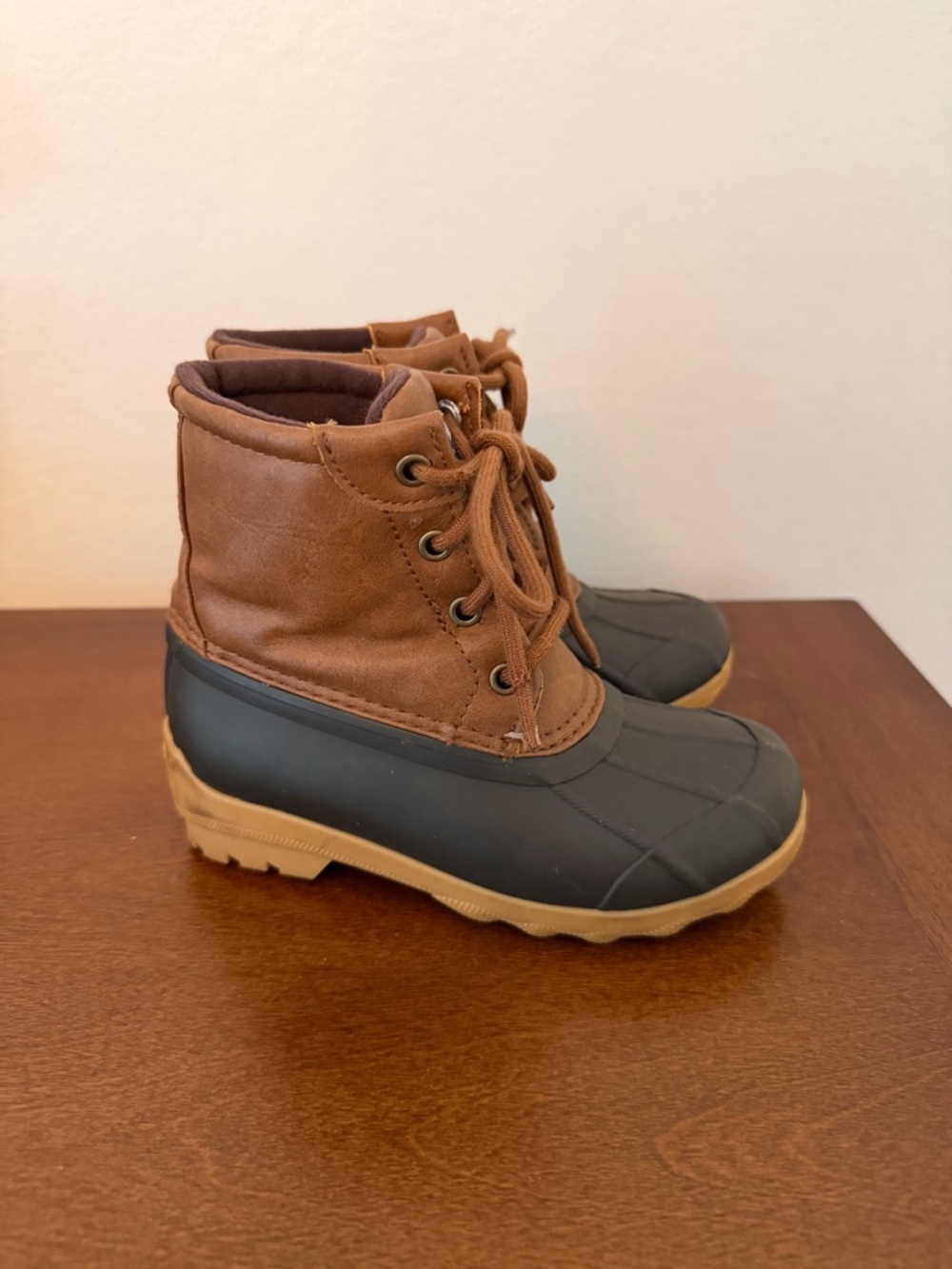 Sperry Port Duck Boots Boys Size 11